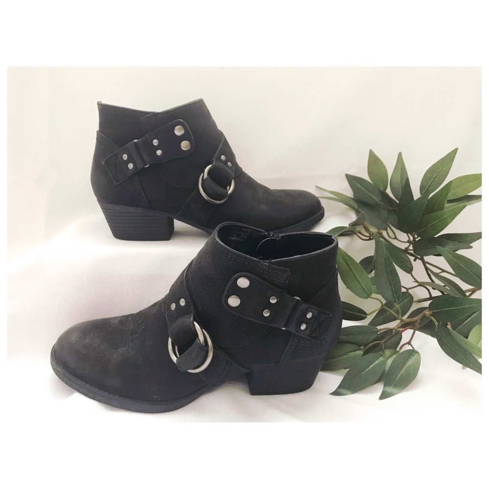 Sonoma Black Moto Booties